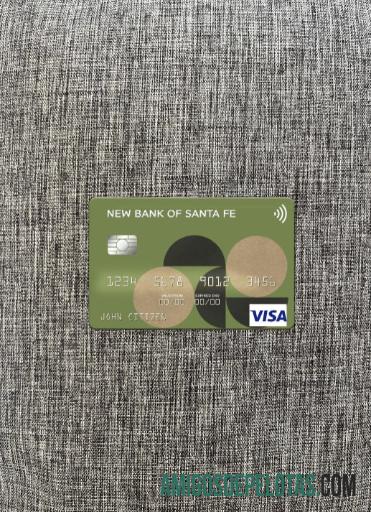 Argentina Novo Banco de Santa Fé Cartão Visa Photolook Front amostra